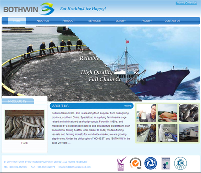 Bothwin  Co., Ltd 外贸网站